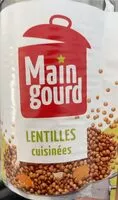 Mängden socker i Lentilles cuisinées