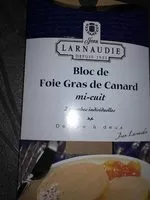 Mängden socker i Bloc de foie gras de canard mi-cuit