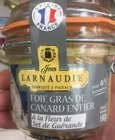 Mängden socker i Foie gras de Canard entier à la Fleur de Sel de Guérande