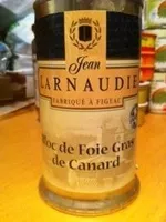 Mängden socker i Bloc de foie gras de canard