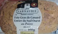 Mängden socker i Foie gras de canard entier du Sud-Ouest au poivre mi-cuit