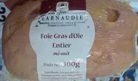 Mängden socker i Foie gras d'oie entier mi-cuit