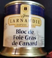 Mängden socker i Bloc de Foie Gras de Canard