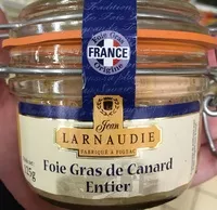 Mängden socker i Foie Gras de Canard Entier