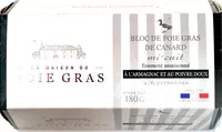 Mängden socker i Bloc de Foie Gras de Canard à l'armagnac et au poivre doux