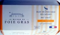 Mängden socker i Bloc de Foie Gras de Canard au Porto