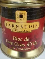 Mängden socker i Bloc de foie gras d'oie au Jurançon