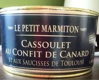 Mängden socker i Cassoulet au confit de canard