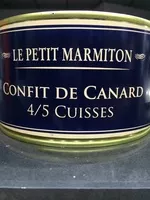 Mängden socker i Confit de canard 4/5 cuisses