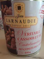 Mängden socker i Larnaudie véritable cassoulet castelnaudary canard