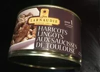 Mängden socker i Haricots lingots saucisses de Toulouse