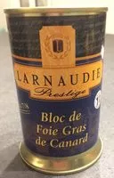 Mängden socker i Bloc de Foie Gras de canard