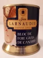 Mängden socker i Bloc de foie gras de canard