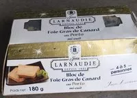 Mängden socker i Bloc de foie gras de canard au porto mi-cuit