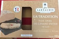 Mängden socker i Foie gras entier mi-cuit