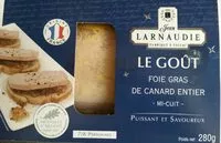 Mängden socker i Foie gras de canard entier mi-cuit