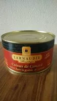 Mängden socker i Cuisses de canard cuites dans de la graisse