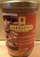 Mängden socker i Cassoulet de Castelnaudary au canard