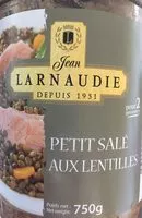 Mängden socker i Petit salé aux lentilles