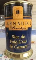 Mängden socker i Bloc de Foie Gras de Canard