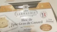 Mängden socker i Bloc de foie gras de canard au sauterne mi-cuit