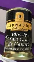 Mängden socker i Bloc de foie gras de canard à l'Armagnac et au poivre doux