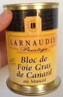 Mängden socker i Bloc de foie gras de canard au muscat