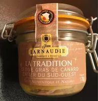 Mängden socker i Le foie gras de canard entier du sud-ouest