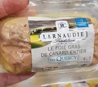 Mängden socker i Le foie gras  de canard entier du Quercy