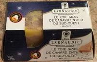 Mängden socker i Le foie gras de canard entier du sud ouest mi cuit