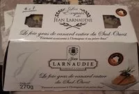 Mängden socker i Foie gras de canard entier du Sud-Ouest