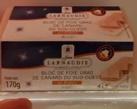 Mängden socker i Bloc de foie gras de canard du Sud-Ouest au Porto