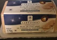 Mängden socker i Bloc de foie gras de canard du Sud-Ouest au sel de Guérande