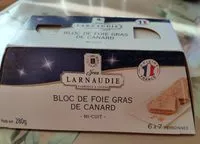 Mängden socker i Bloc de foie gras de canard