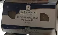 Mängden socker i Bloc de foie gras de canard mi-cuit