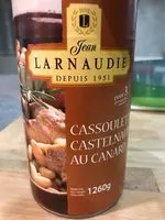 Mängden socker i Cassoulet De Castelnaudary au canard