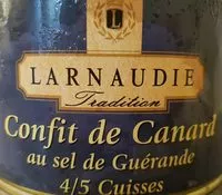 Mängden socker i Confit de canard au sel de Guérande
