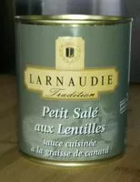 Mängden socker i Petit salé aux lentilles sauce cuisinés à la graisse de canard