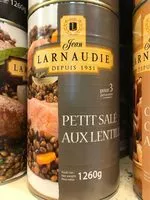 Mängden socker i Petit salé aux lentilles