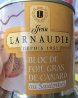 Mängden socker i Bloc de foie gras de canard au sauternes
