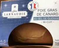 Mängden socker i Foie gras de canard au sel de guerande