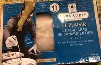 Mängden socker i Foie gras mi-cuit