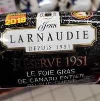 Mängden socker i Foie gras réservé 1951