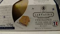 Mängden socker i Foie gras de canard mi cuit