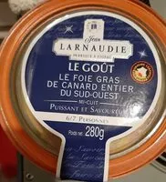 Mängden socker i Le Foie Gras de Canard Entier du Sud-Ouest mi-cuit