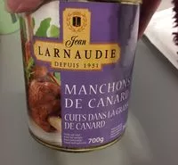 Mängden socker i Manchons de canard cuit dans la graisse de canard