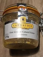 Mängden socker i Foie gras de canard entier