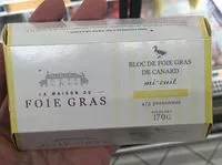 Mängden socker i Bloc de foie gras de canard mi-cuit au Sauternes