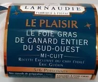 Mängden socker i Foie gras de canard entier du Sud-Ouest
