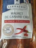 Mängden socker i Magret de canard au piment d'Espelette